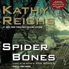 Diseño de la portada del título Spider Bones