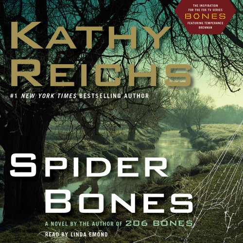 Diseño de la portada del título Spider Bones