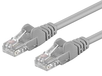 Premium Cord Patch Cable UTP RJ45 RJ45 Level 5e 0.1 m Grey