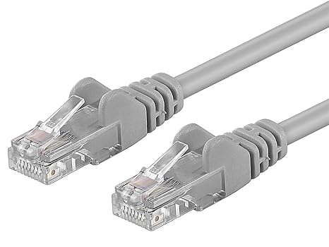 Premium Cord Patch Cable UTP RJ45 RJ45 Level 5e 0.1 m Grey