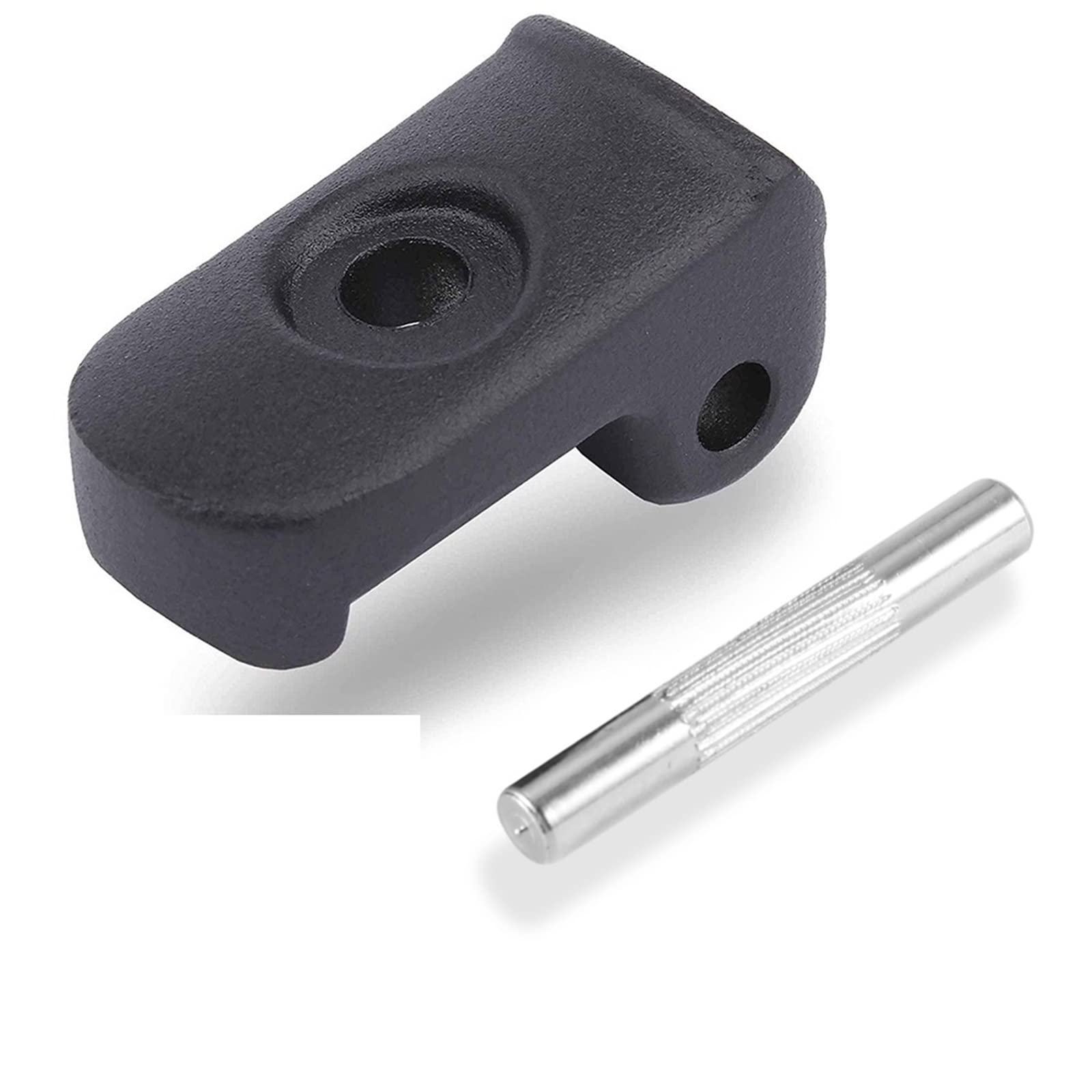 KARFRI Fit For Xiaomi Fit For M365 Pro Electric Scooter Part Folding Buckle Latch Reinforced Lock Steering Wheel Replacement Fit For Xiaomi Hinge Bolt (Color : Black)