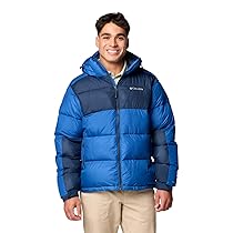 Columbia Pike Lake, Giubbotto Imbottito con Cappuccio da Uomo