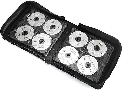 Miniatura 4 de CCidea Estuche para CD y DVD, capacidad 264, carpeta multimedia, cartera de CD, folleto de disco, 11.4 pulgadas de largo x 6.4 pulgadas de ancho x