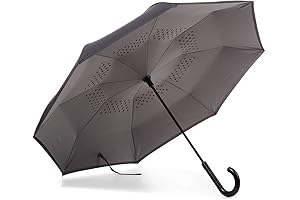 InBrella with Hook Handle for Hands-Free Convenience