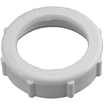 Keeney PP20955 1 1/2" x 1 1/2" وصلة انزلاقية لصامولة راسيا باك، أبيض