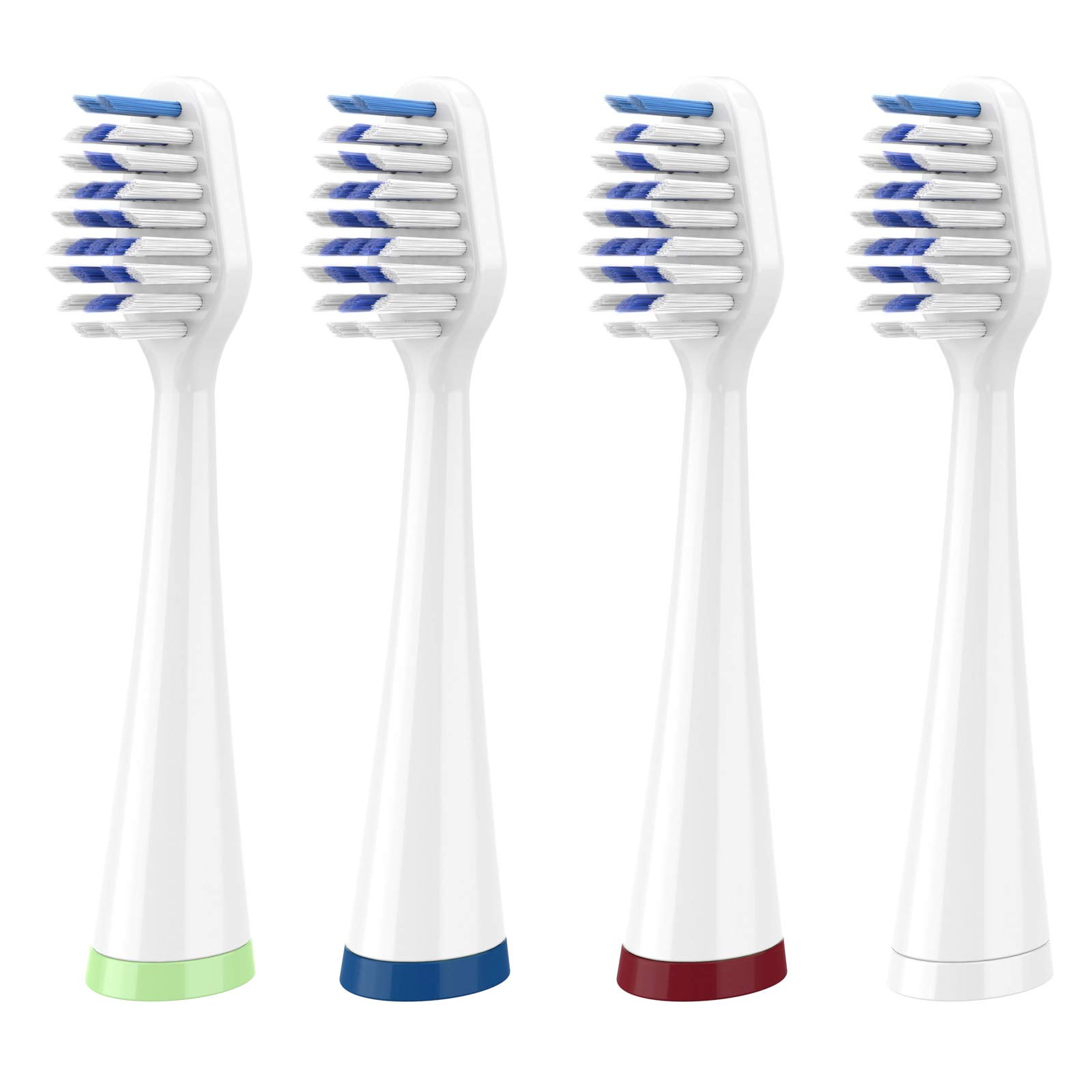 Replacement Brush Heads for Smile Bright Platinum Sonic Electric Toothbrush, Soft Bristles, 4-Pack