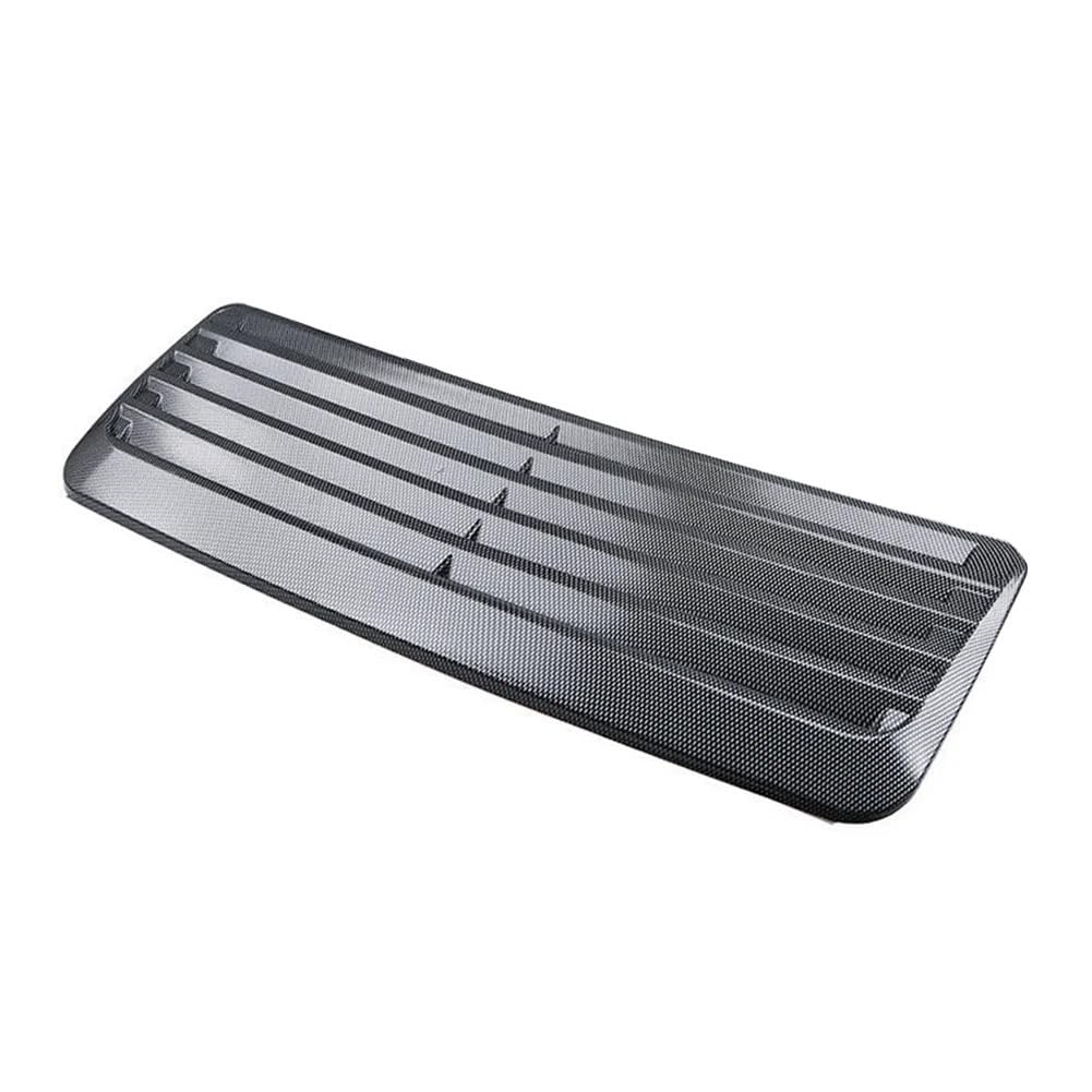 Car hood trim cover Car Styling decorativo flusso presa d'aria turbo cofano sfiato copertura rivestimento universale(Carbon Fiber Color)