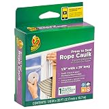 Duck Brand Press to Seal Rope Caulk, White, 1/8-Inch Wide x 35-Feet Long, Single Roll, 283580 – view 1