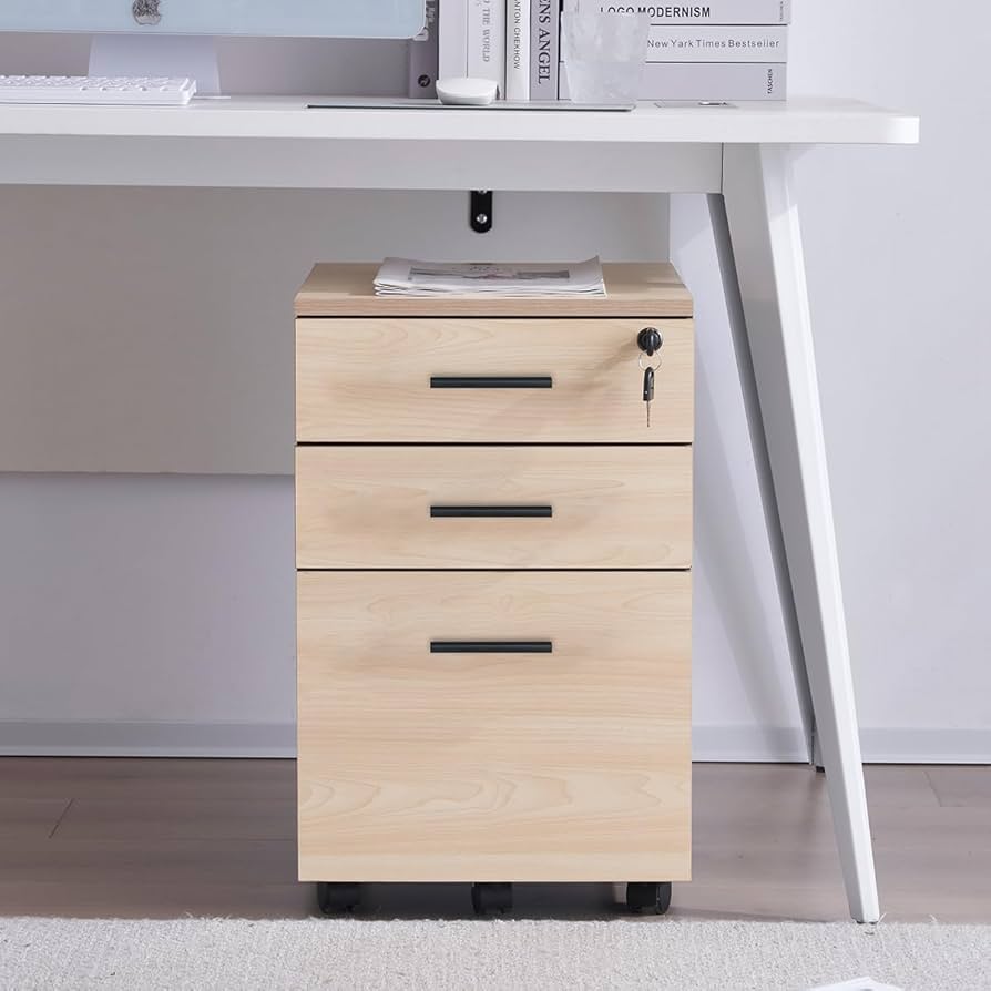 木製キャビネット 3引き出し 3扉 楽天市場】レモダ 木製キャビネット 3段 扉付き 下置き用 書庫