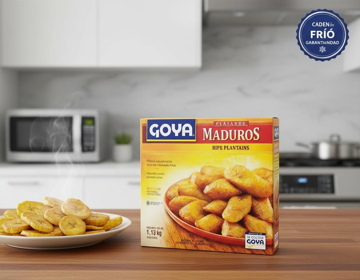 MADUROS - Ripe Plantains - Plátanos Maduros Fritos en Rebanadas (1,13 kg) PACK DE 6UND- Producto Refrigerado TOTAL 6.7KG BY NEXU