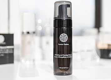 Forever Flawless Exfoliating and Foaming Face Cleanser and Makeup Remover with 100% Natural Diamond Powder, Deep Clean for Women and Mens Pores FF17, (150 ml)