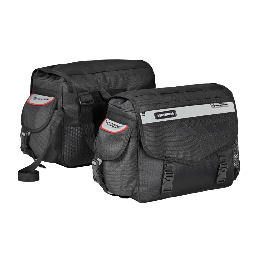 ViaTerra Leh Mini 100% Waterproof Motorcycle Saddle Bag, 52L Capacity |Universal Side Bags for Adventure and Touring-image-40