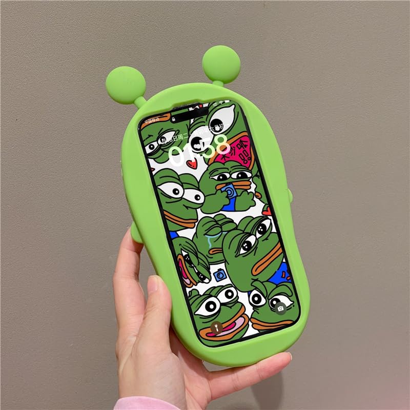 Amazon.co.jp: OLID ins面白いカエルのスリッパは スマホケース iphone