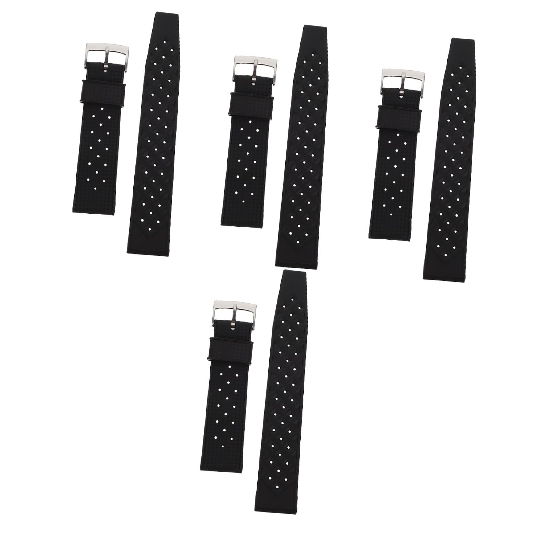 Hemobllo 2 Pièces Bracelet En Silicone Respirant Bracelets En Silicone Bracelet Noir Accessoires D'Été Bande De Smartwatch Accessoires De Smartwatch Bandes De Smartwatch Ceinture De Montre