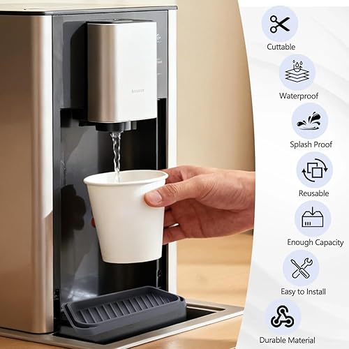 Miniatura 7 de Bandeja de goteo para refrigerador,Dispensador de agua de refrigerador para bandeja de agua,Colector de goteo de dispensador de silicona de grado