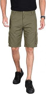 DeepSea Erkek Likralı Gabardin Modern Fit Kargo Ka