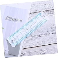 Vista 7 de Operitacx Herramienta de dibujos animados de reglas de acolchado de 10 piezas