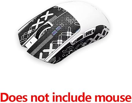 Cool Patterns Textures Grip Tape Compatible for Razer Viper v3 pro Grip Tape Gaming Mouse (Black)