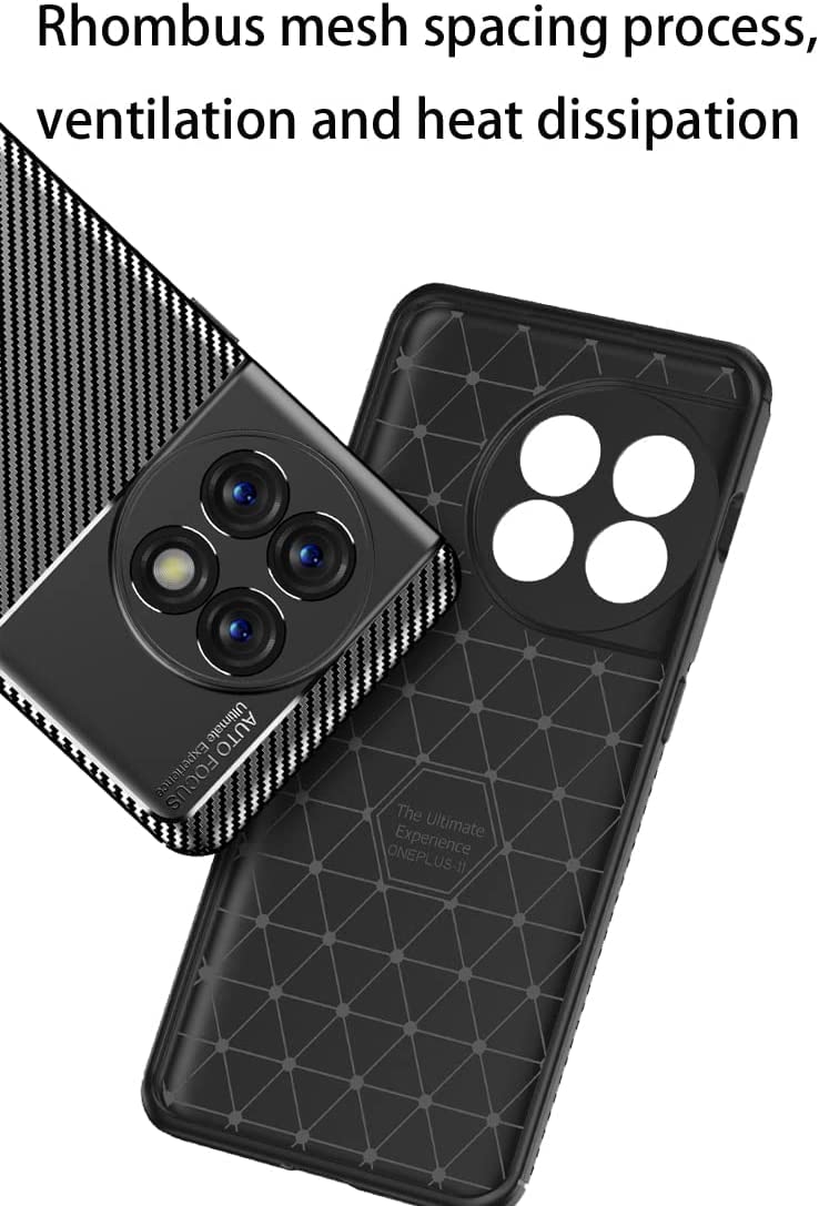 LIUZIHAN Cover per OnePlus 11. Design della Manica in Silicone