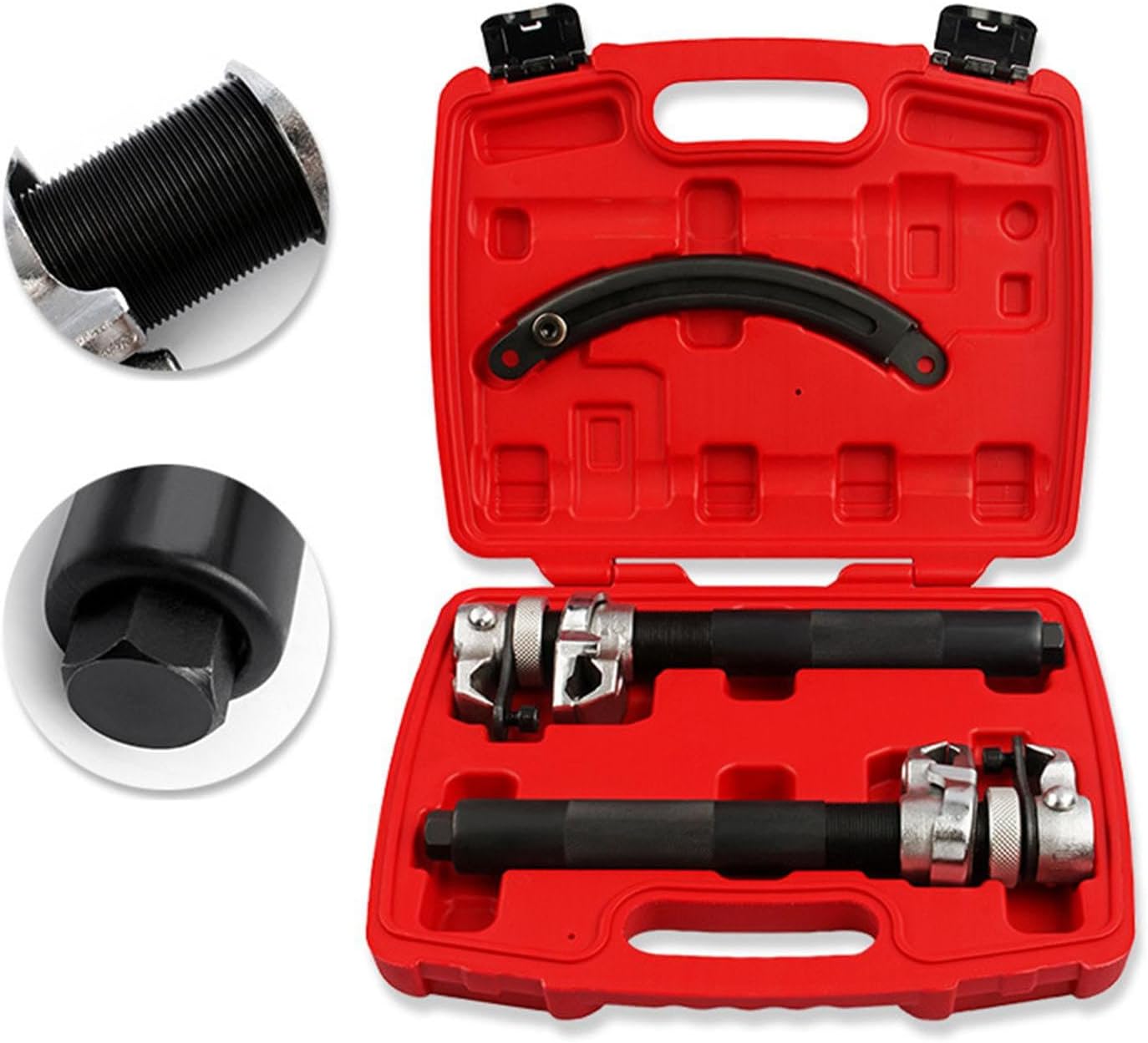 Universal Strut Coil Spring Compression Kit with Secure Jaws for Spring Replacement Easily Install Heavy Duty with Bracket