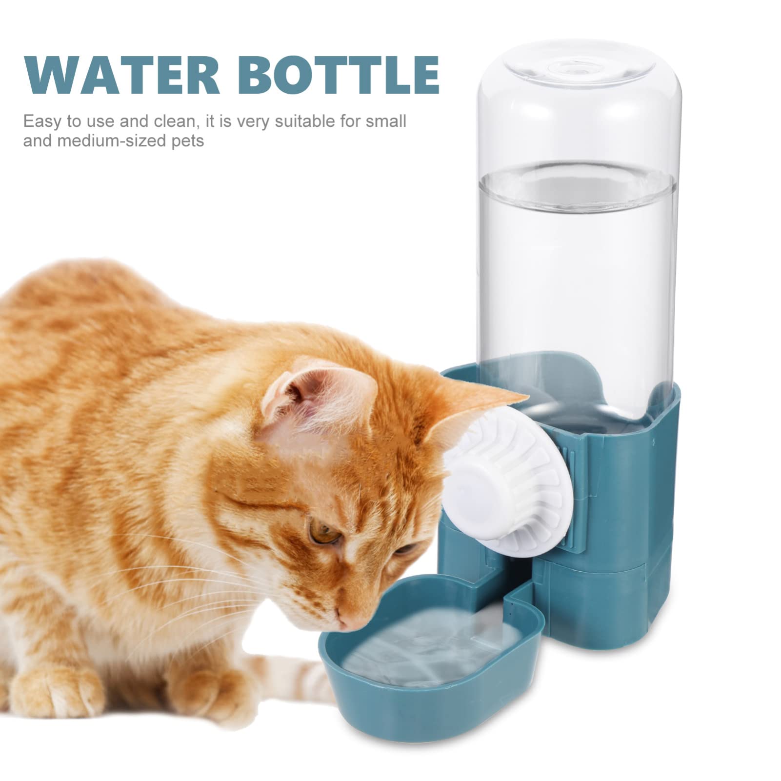 BESTonZON Pet Water Dispenser Automatic Water Bottle for Pet Cages Capacity Design Easy to Install for Dogs and Bunnies Ensures Hydration While You Re Away
