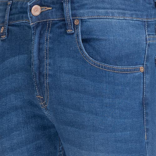 Image of Spykar Men's Skinny Fit Low-Rise Casual Jeans