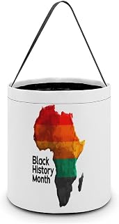 Black History Month African USA Halloween Bucket Candy Bag Mini Buckets