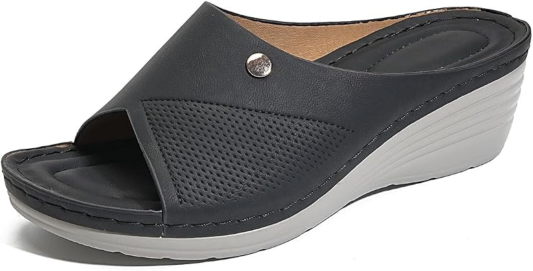 Wedge Sandals Women Summer Comfortable Open Toe Dressy Platform Sandal Shoes Suitable for walking.