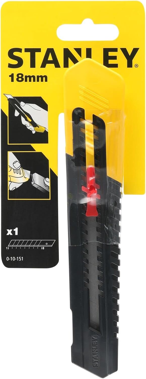 Stanley 0-10-151 Snap Off knife SM, Black/Yellow