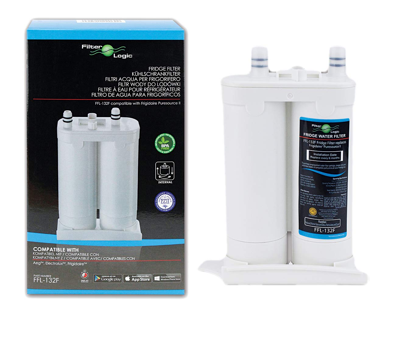 Filtre compatible FC-100 à charbon actif pour réfrigérateur Electrolux