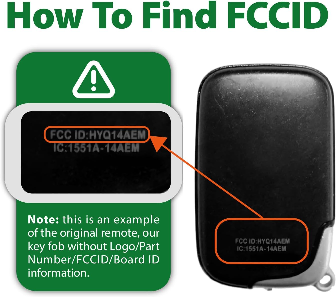 Replacement for 2011 2012 2013 2014 Smart Proximity Lexus ES350 ISC ISF IS250 IS350 GNE 271451-6601 Board Key Fob HYQ14AEM 315MHz 4 Buttons