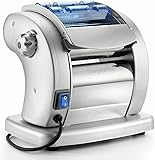 Electric Pasta Maker- Imperia Pasta Presto Non-stick Machine w 2 Cutters and 6 Thickness Settings
