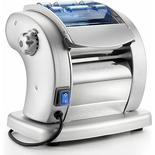Electric Pasta Maker- Imperia Pasta Presto Non-stick Machine w 2 Cutters and 6 Thickness Settings