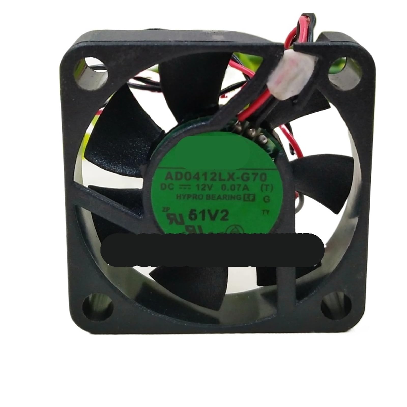 Ventilador de refrigeración AD0412LX-G70 de 12V CC con tamaño compacto de 40x40x10 mm