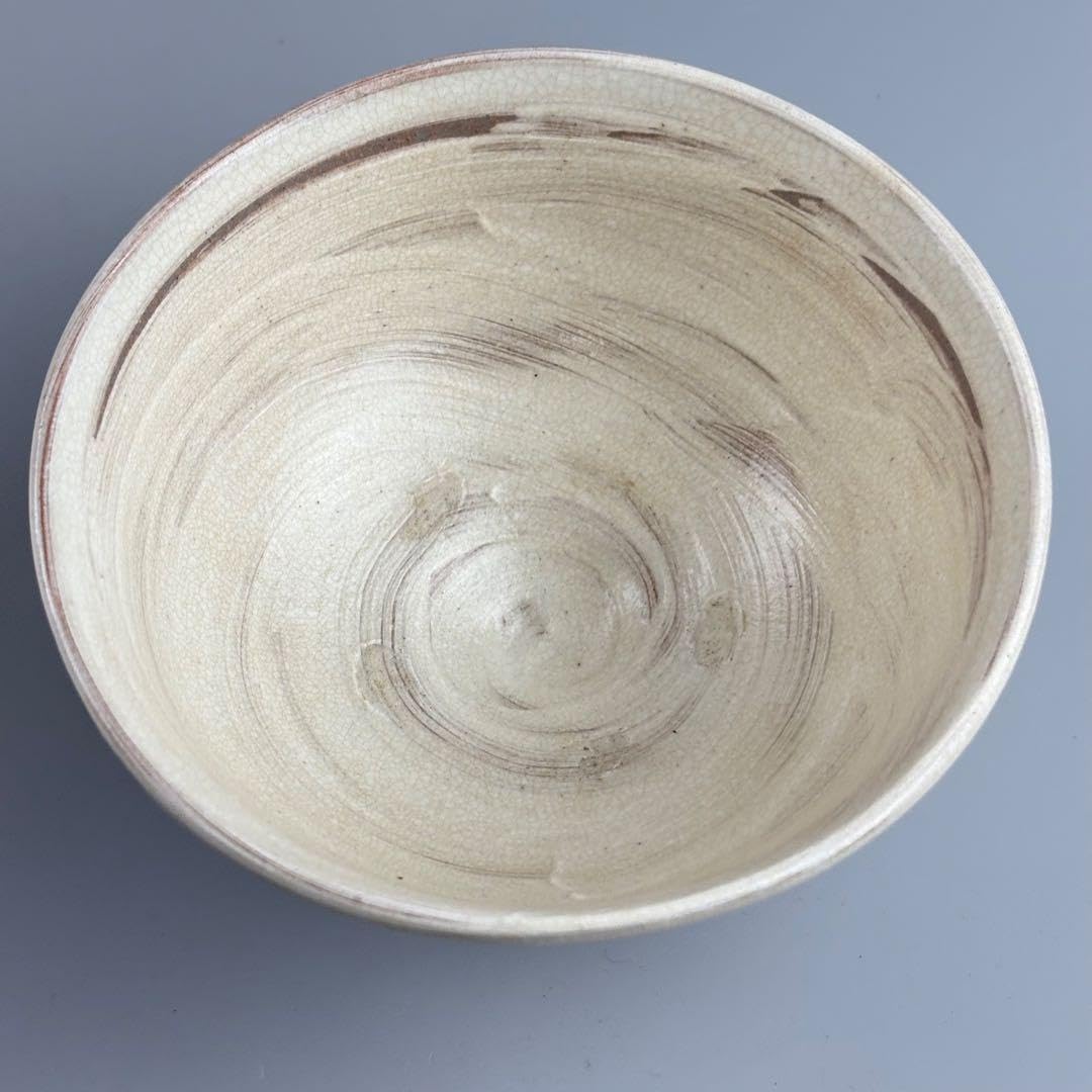 清水久伸 木欒子窯 絵高麗写 茶碗 共箱 抹茶碗 茶器 茶道具 TC-4【楽天