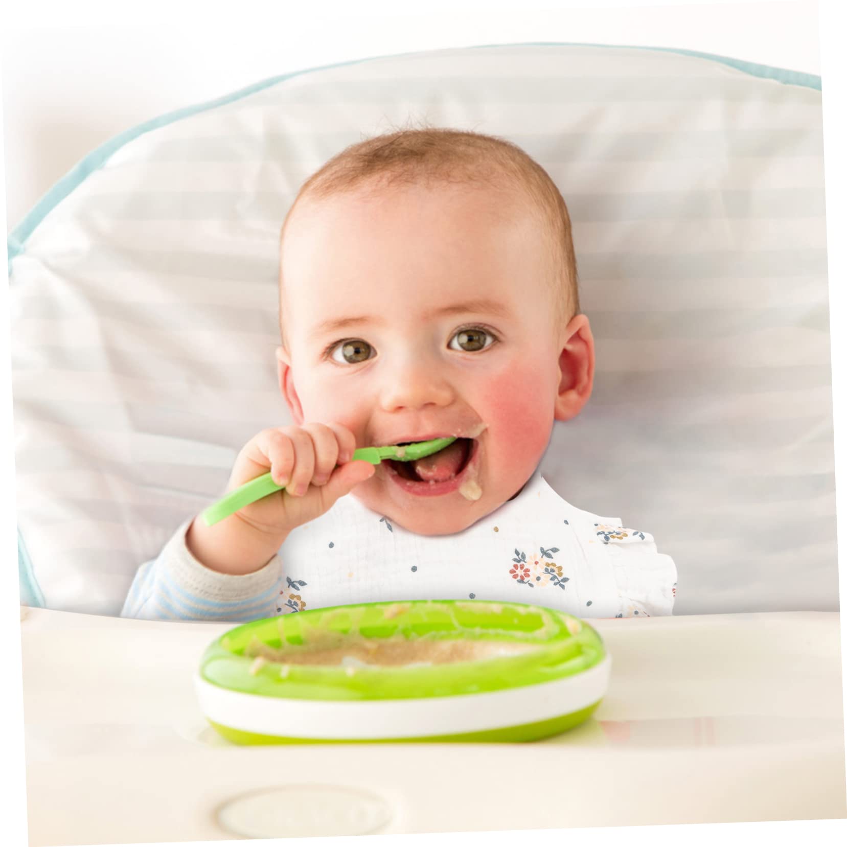 Toyvian 18 Stk Speichel tasche Turbane für kleine Mädchen -Lätzchen aus Baumwolle drehbare Babylätzchen Waschbare Baby Kinderkrankheiten sabbernde