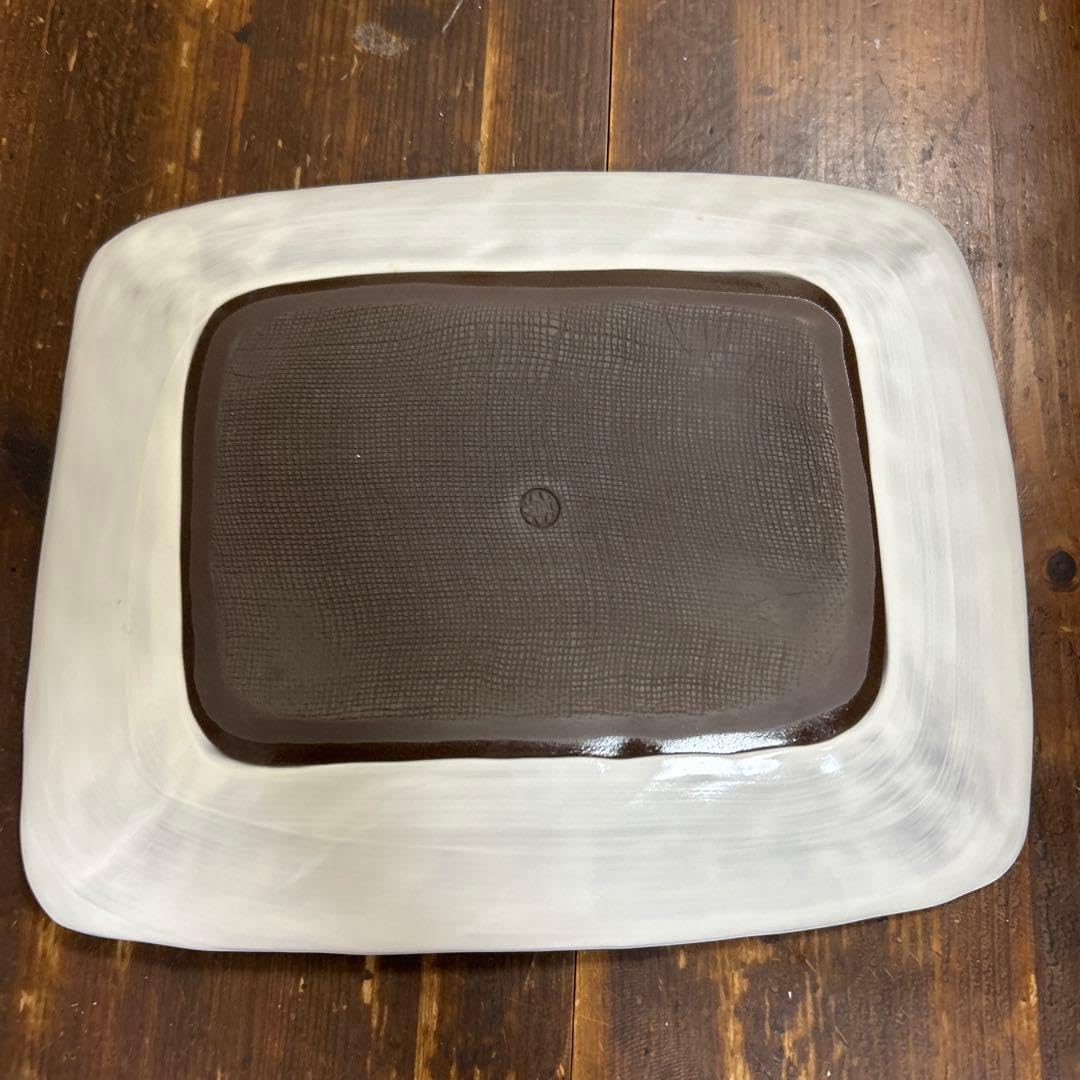 京都 京焼 清水焼 とうあん 陶 角皿 四角皿 ほおづき カラスウリ D <0128z清水焼>