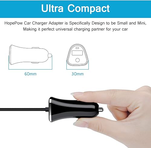 Miniatura 3 de Adaptador de cargador de coche de 3.4A para Samsung Galaxy Z Flip 7/Z Fold 7/S25 Edge/S24 Ultra/S23/S22/S21 5G/S20/S9/S8, Google Pixel 9 Pro