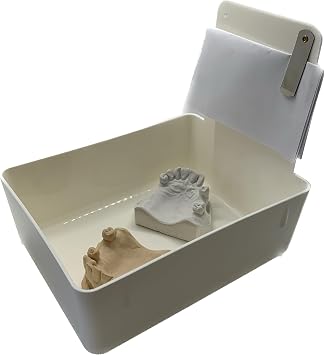 Dental Lab Pan White 12/Box Quality Color Coded Organization