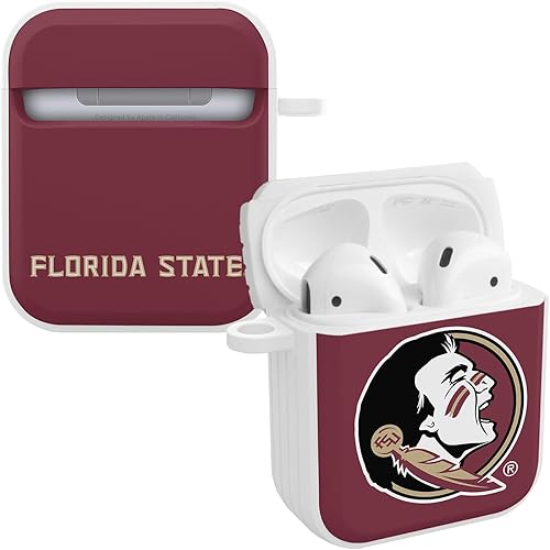 Miniatura 33 de Affinity Bands Florida State Seminoles Champion Series HDX - Funda compatible con Apple AirPods Pro Champion Series,Camo,Clásico,bermellón