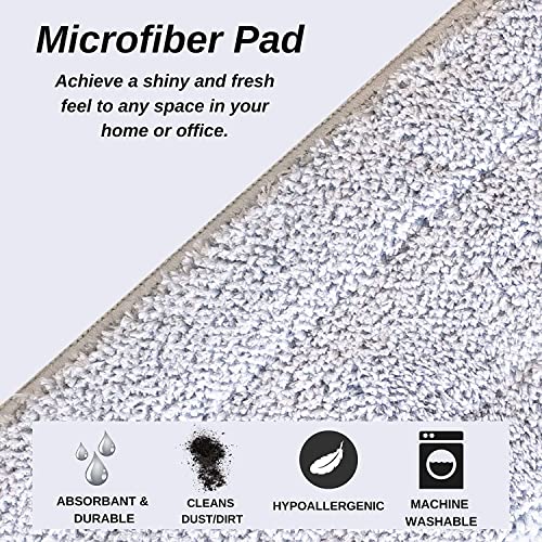 Black Flat Floor Mop And Bucket Set, Stainless Steel Bucket And Telescopic Handle, Professional Home And Office Cleaner For All Types Of Floors, Hardwood, Laminate, Tile #TOP2