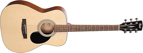 Cort Serie estándar AF510 Guitarra acústica, poro abierto natural