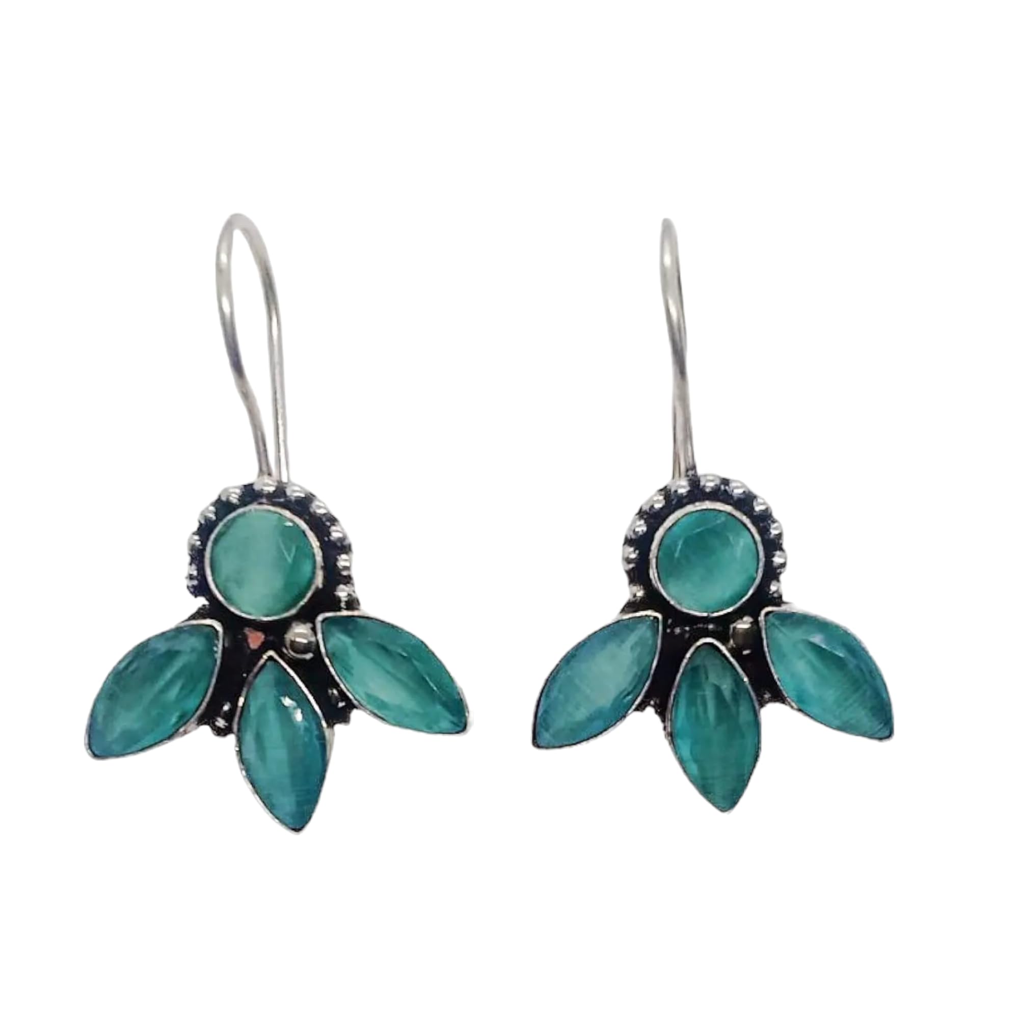 JeweltosUnique Hook Earrings | Leaf Style | 3 Color Variations | For Womens & Girls