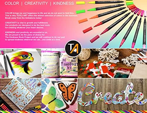 Dual Tip Brush Pens Double Sided Pigment Based Brush Markers 36 Color Art Set with Zipper Case Flexible Brush and 0.4mm Fineliner - Coloring Journaling Lettering Drawing Sketching Illustration Manga