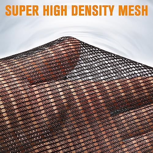 Dovesun Cesta de pesca flutuante de 10 galões, rede de pesca dobrável e malha de náilon portátil | G