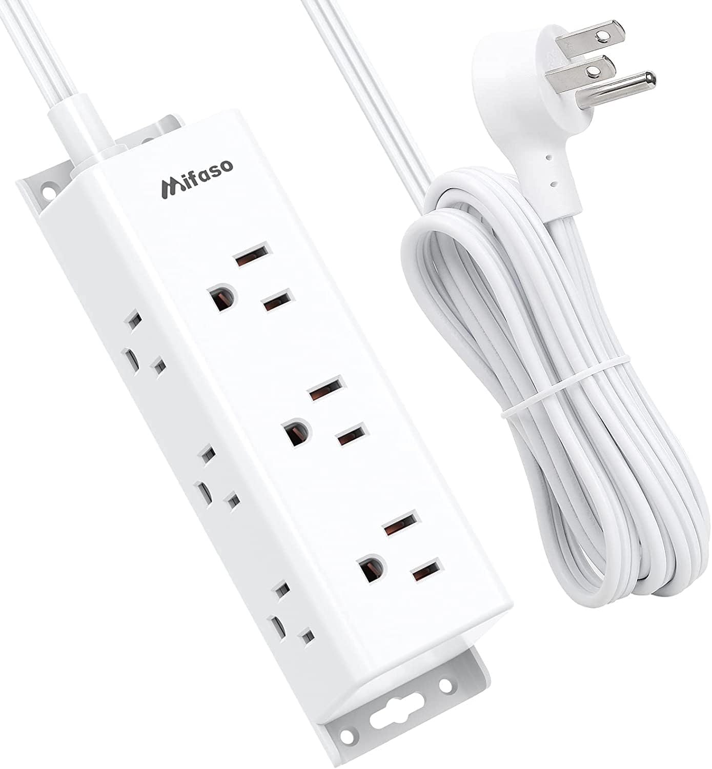 Power Bars with Surge Protector 9 Widely Spaced Multi Outlets, Wall