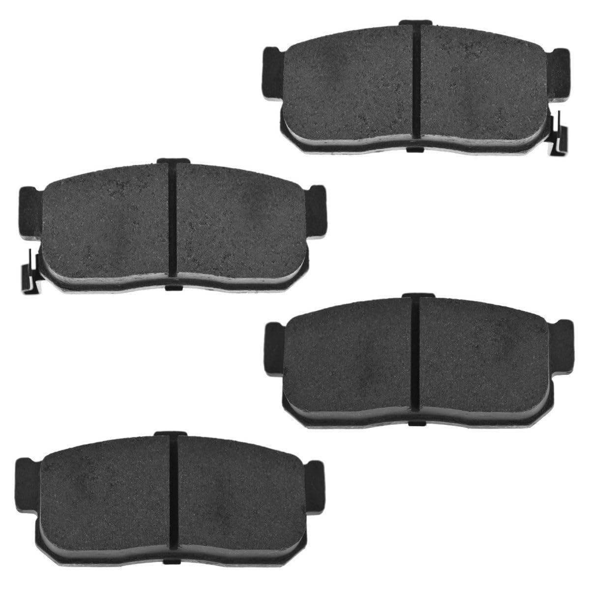 Amazon.com: Bnyifoqi 4pcs Rear Semi-Metallic Brake Pad Set With  
