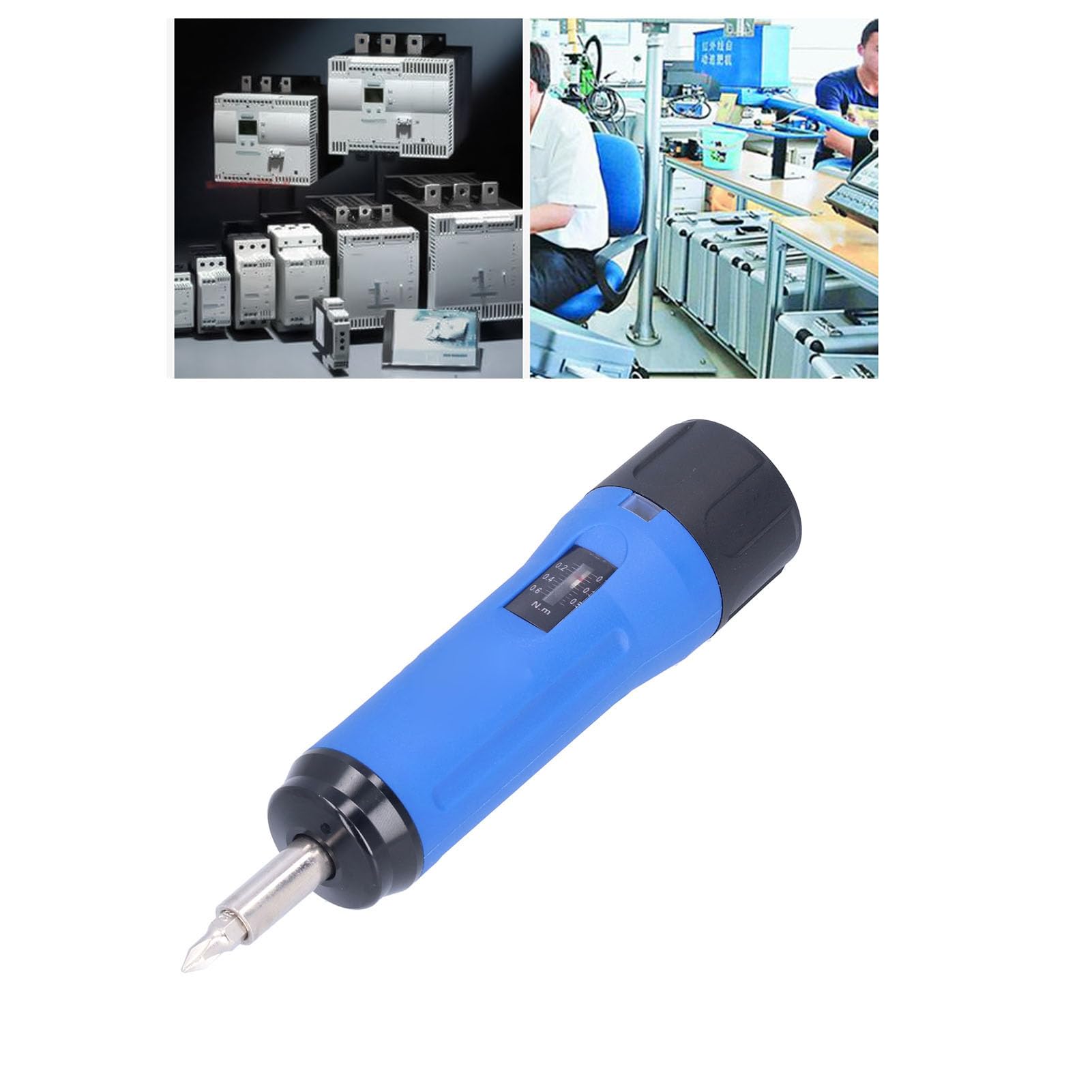 Śrubokręt skręcony Zdecydowany Ergonomiczny uchwyt przemysłowy narzędzie sprzętowe dla mechaników inżynierowie ABS Aluminium 1/4 cala gniazdo napędowe (-1011210579711)