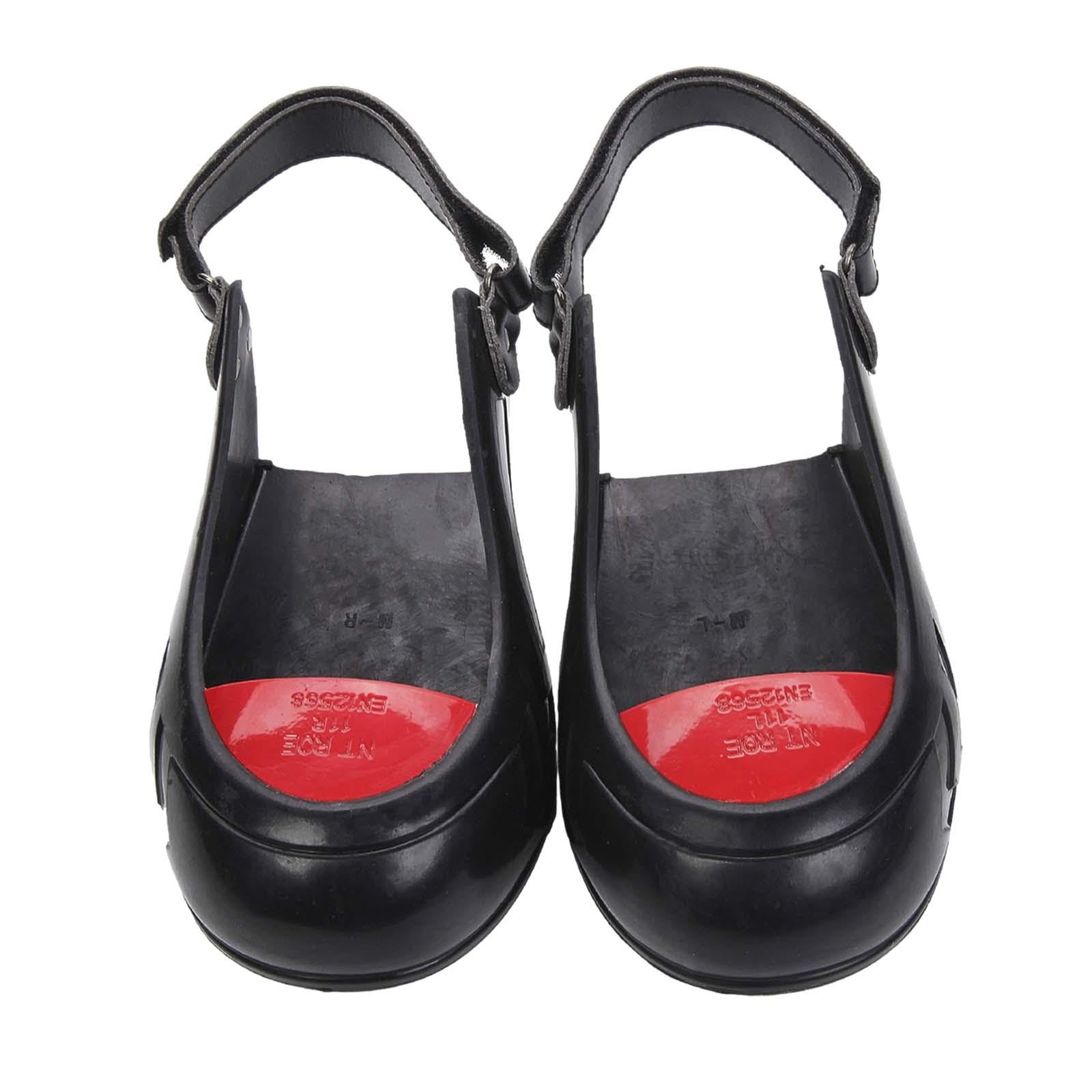 Cubrezapatos de seguridad con puntera de acero, cubierta antigolpes para zapatos para visitantes o trabajadores