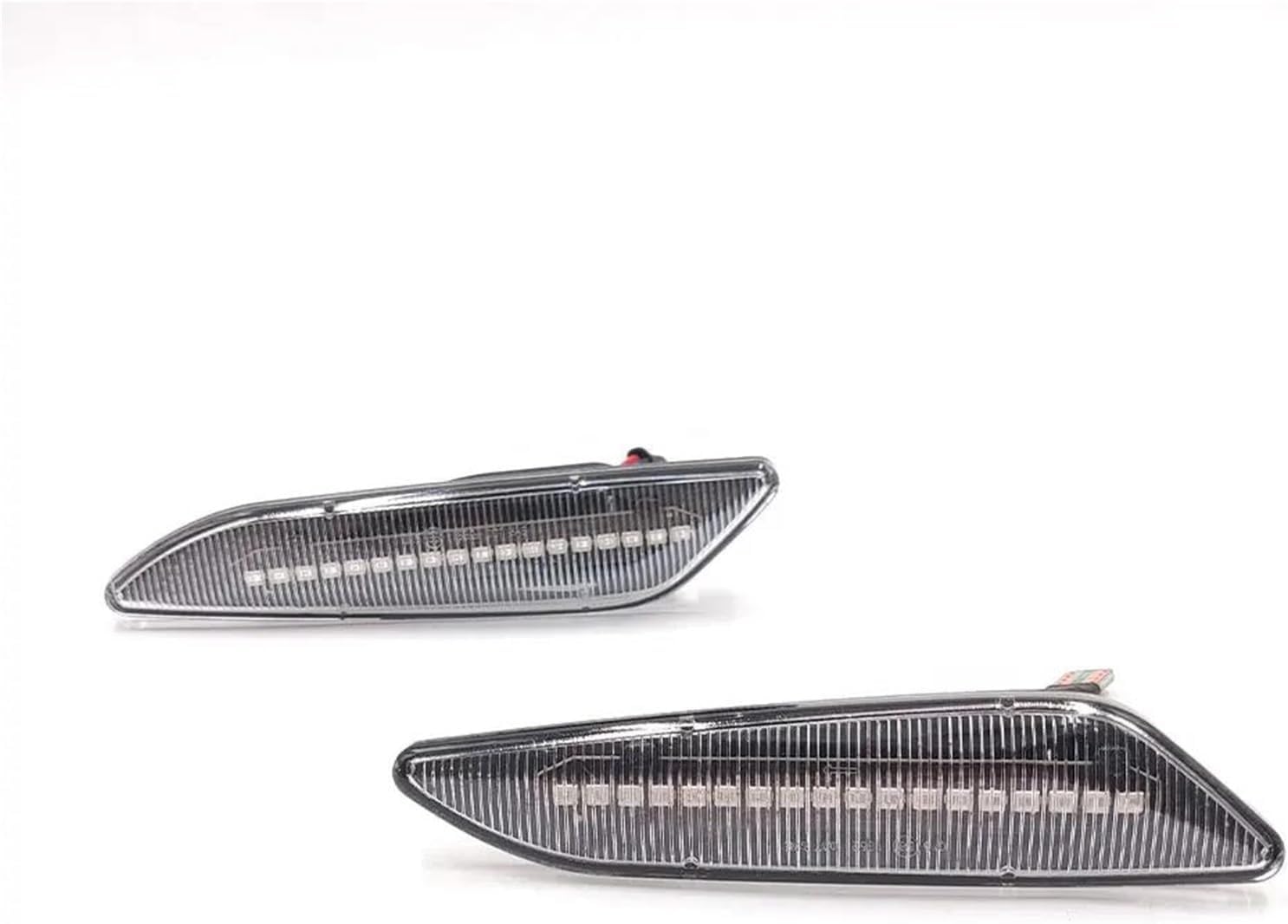 Wing Mirror Indicator 2Pcs LED Dynamic Side Marker Light Arrow Turn Signal Blinker Lamps For Alfa For Romeo 156 147 Rearview Mirror Indicator Lamp(Clear)